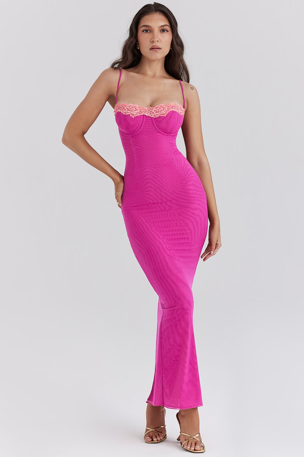 Cosima – Lace Bustier Bodycon Gown