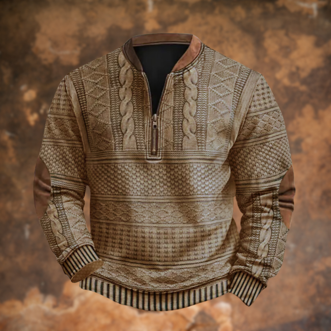 LIVIA – Vintage Zip Sweatshirt with Timeless Style