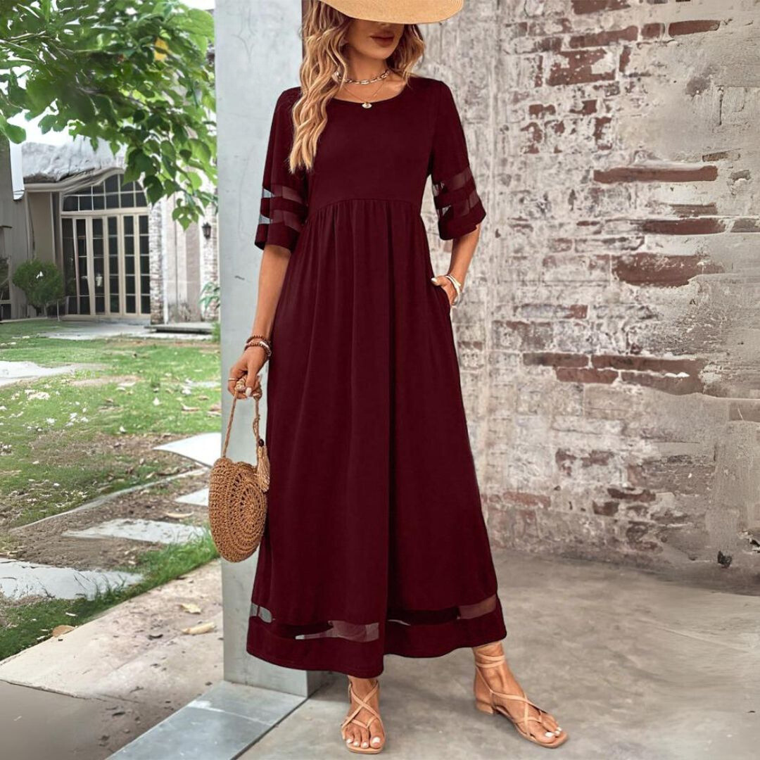 Aubrey™ – Abito midi modellante pancia piatta