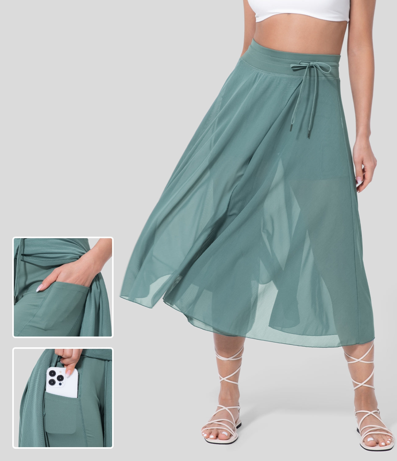 Ayla - High-Waisted 2-in-1 Skirt