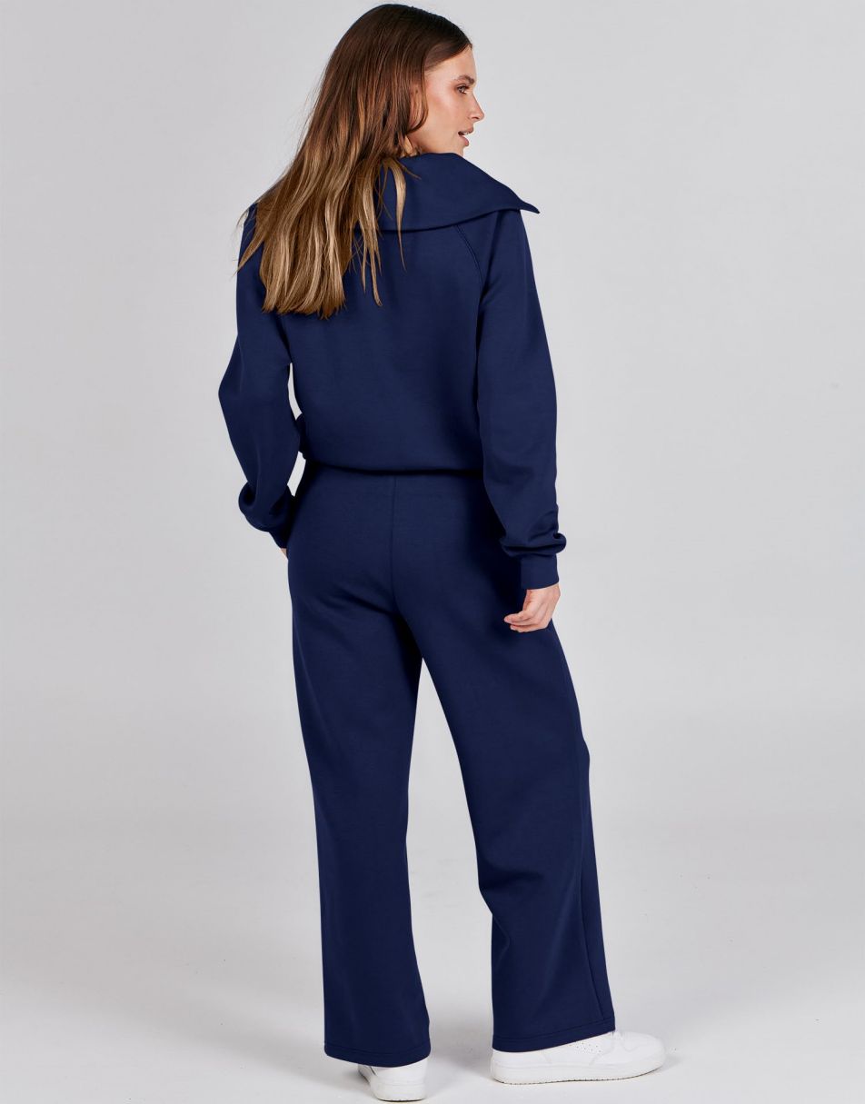 Luxury Half-Zip Lounge Set
