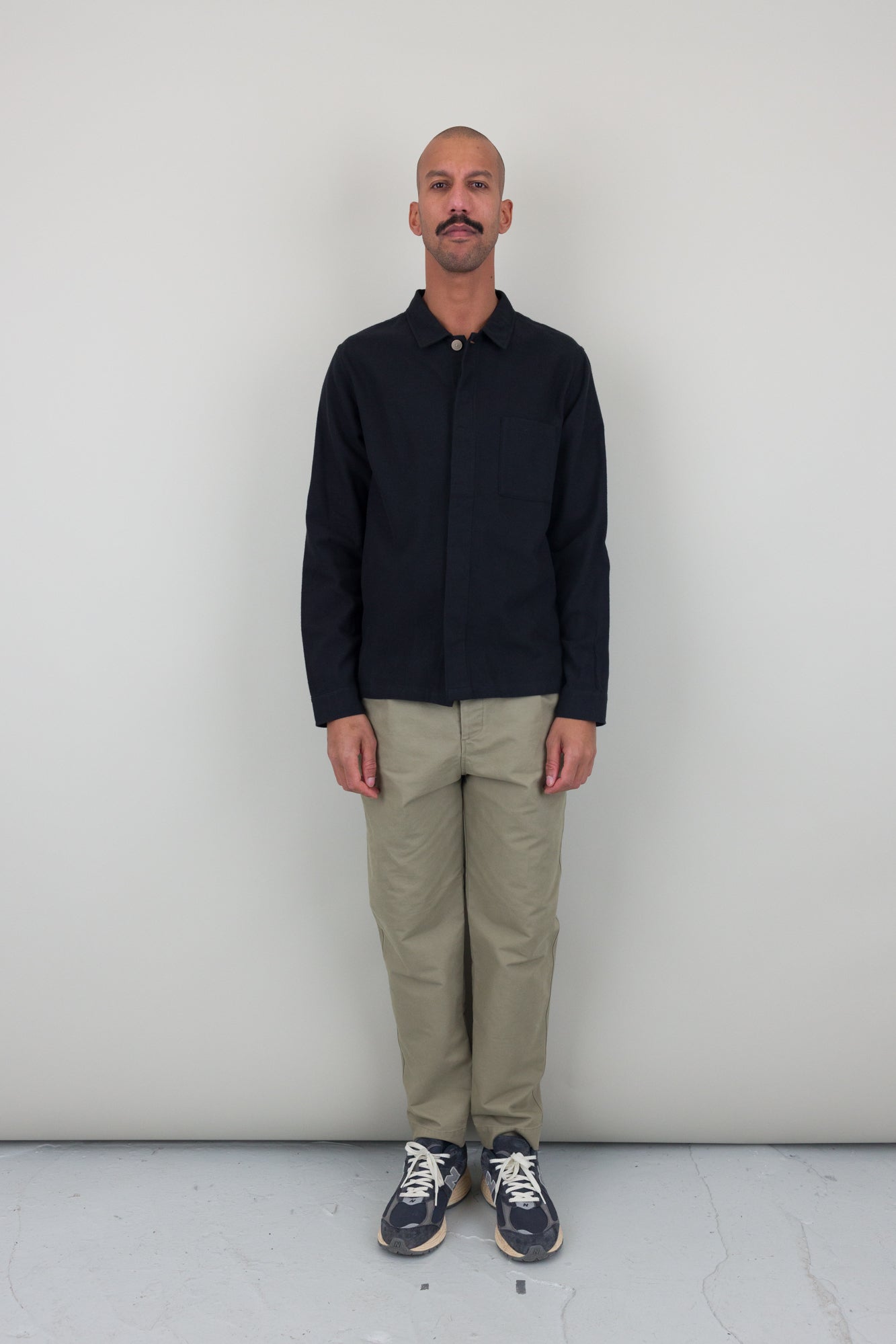 Jack - Patch Shirt Black Flannel