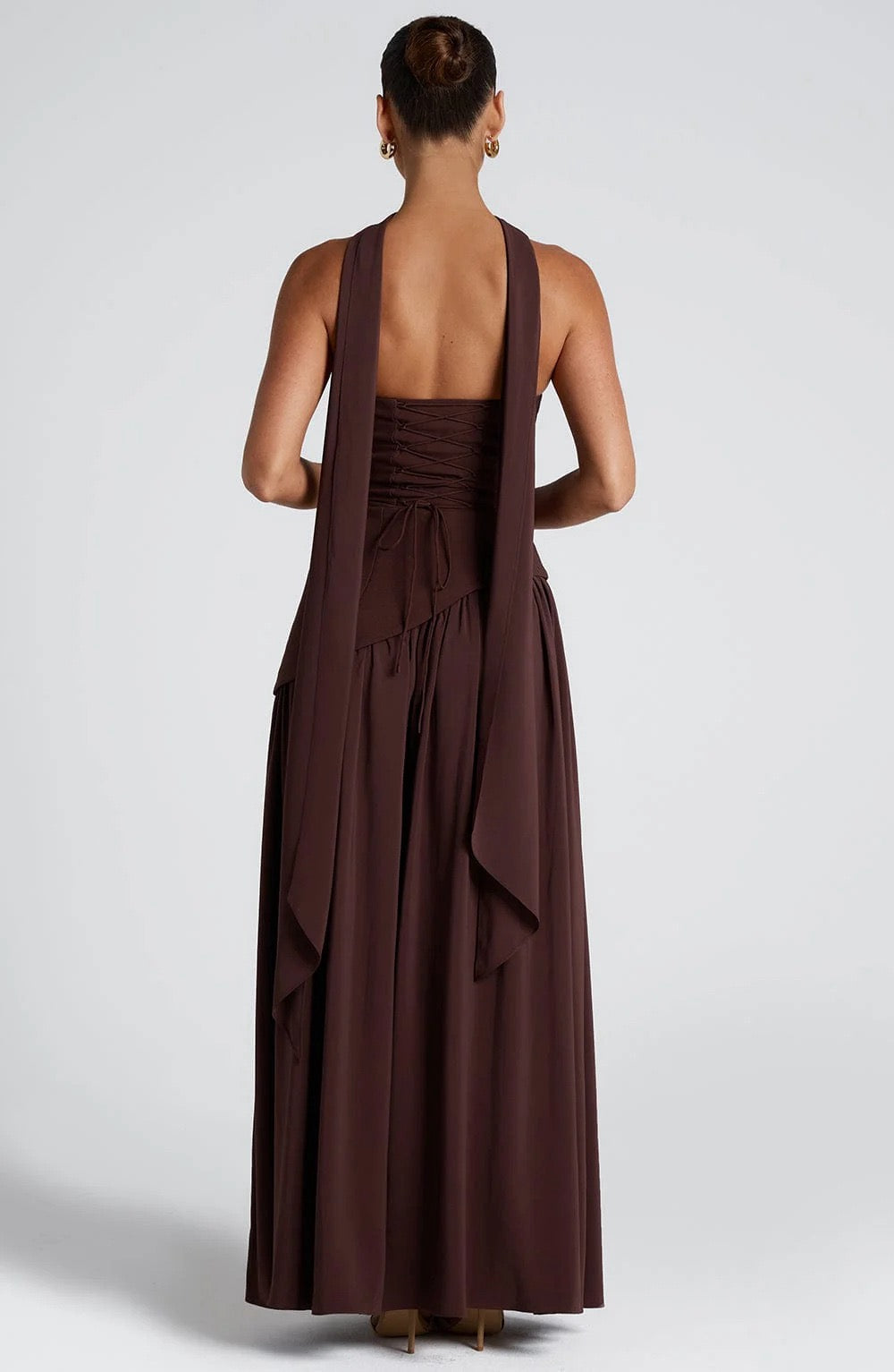 Raffaela – Asymmetric Drape Gown