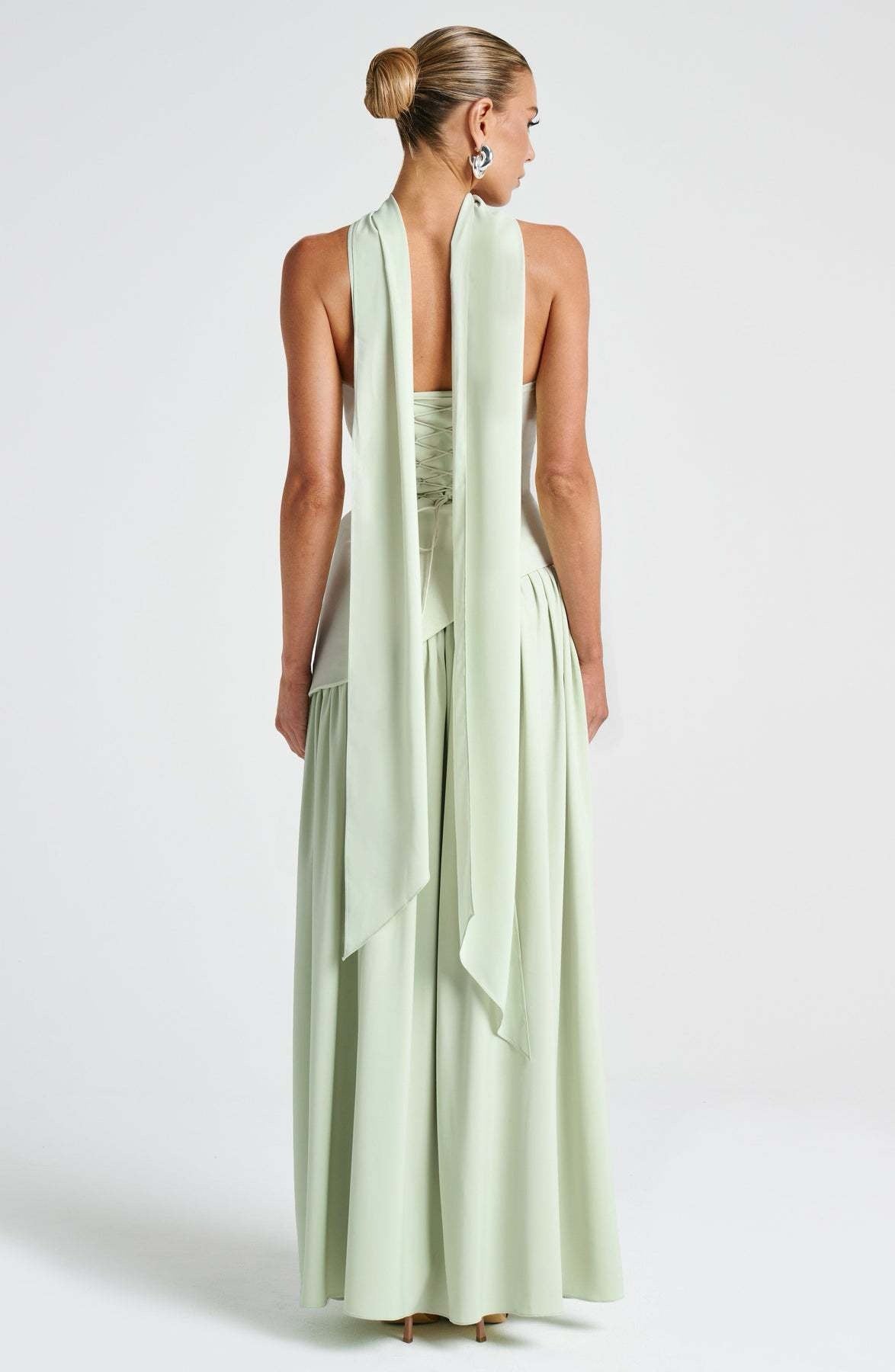 Raffaela – Asymmetric Drape Gown