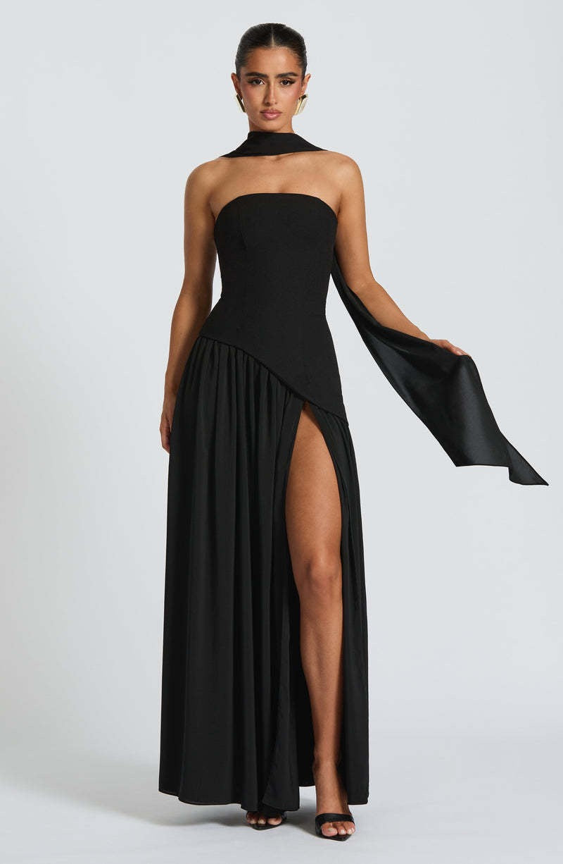 Raffaela – Asymmetric Drape Gown