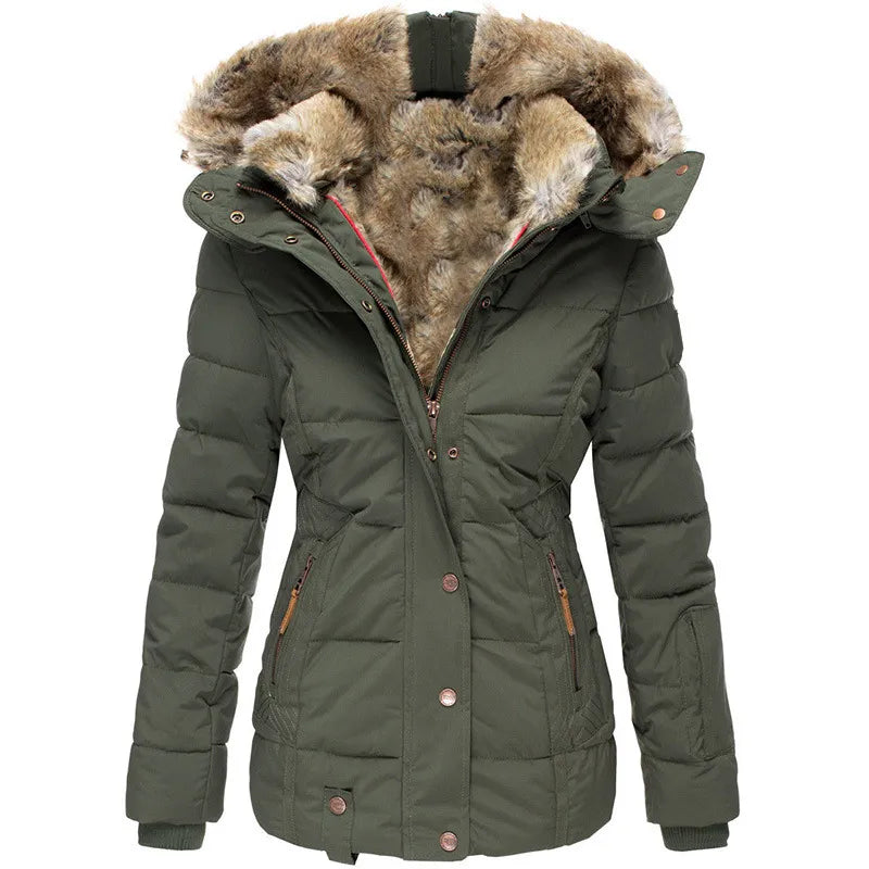 Winter coat with fur lining
