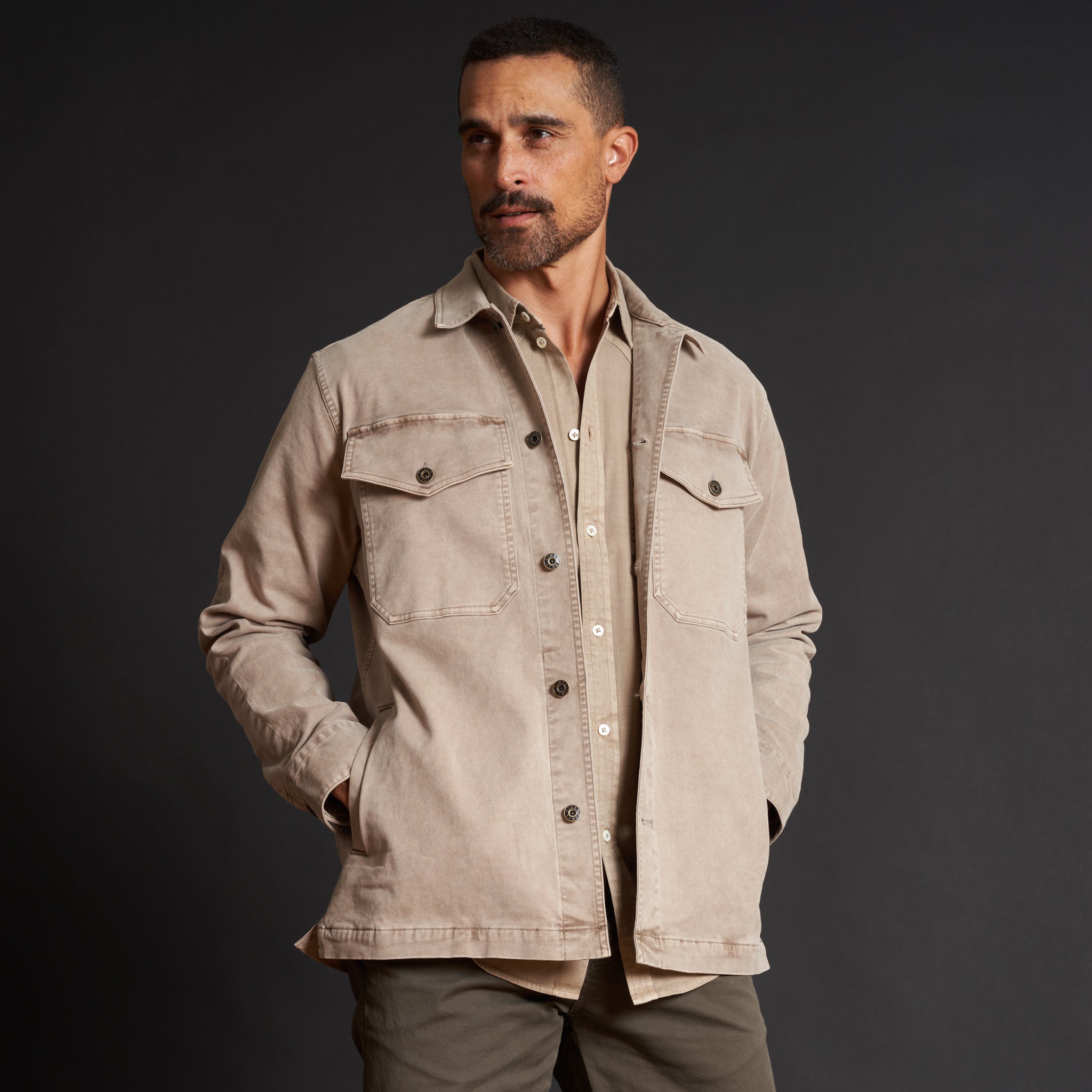 George – Mid-Century Twill Field Jacket