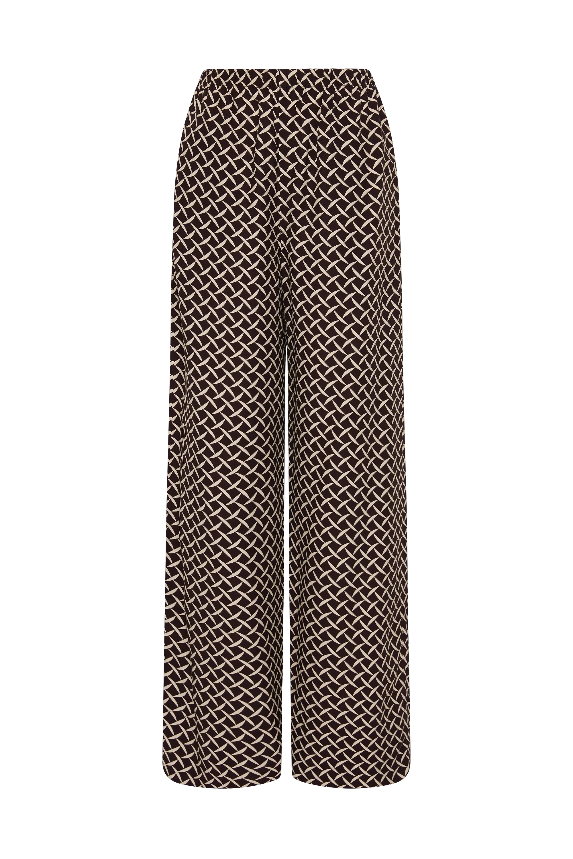 Harriet – Wide Leg Geo Print Trousers