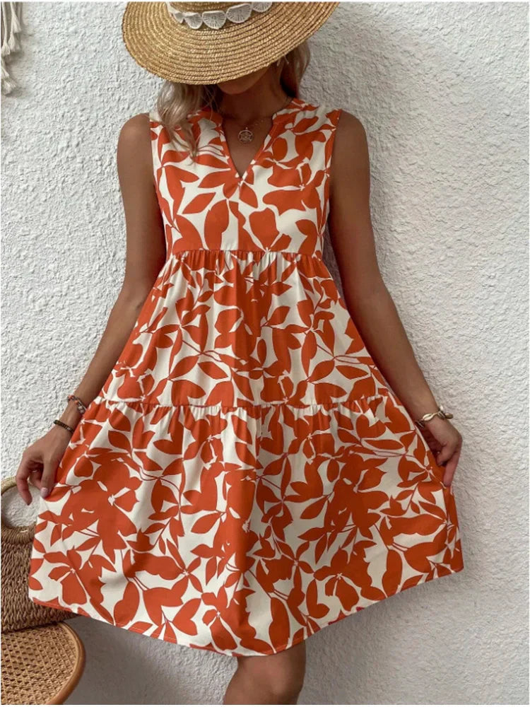 Avery™ - Chic Sleeveless Mini Dress