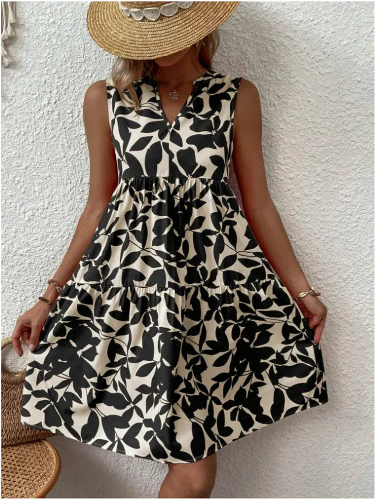 Avery™ - Chic Sleeveless Mini Dress