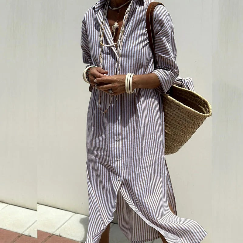 Armelle | Abito estivo a righe elegante (Quasi esaurito)