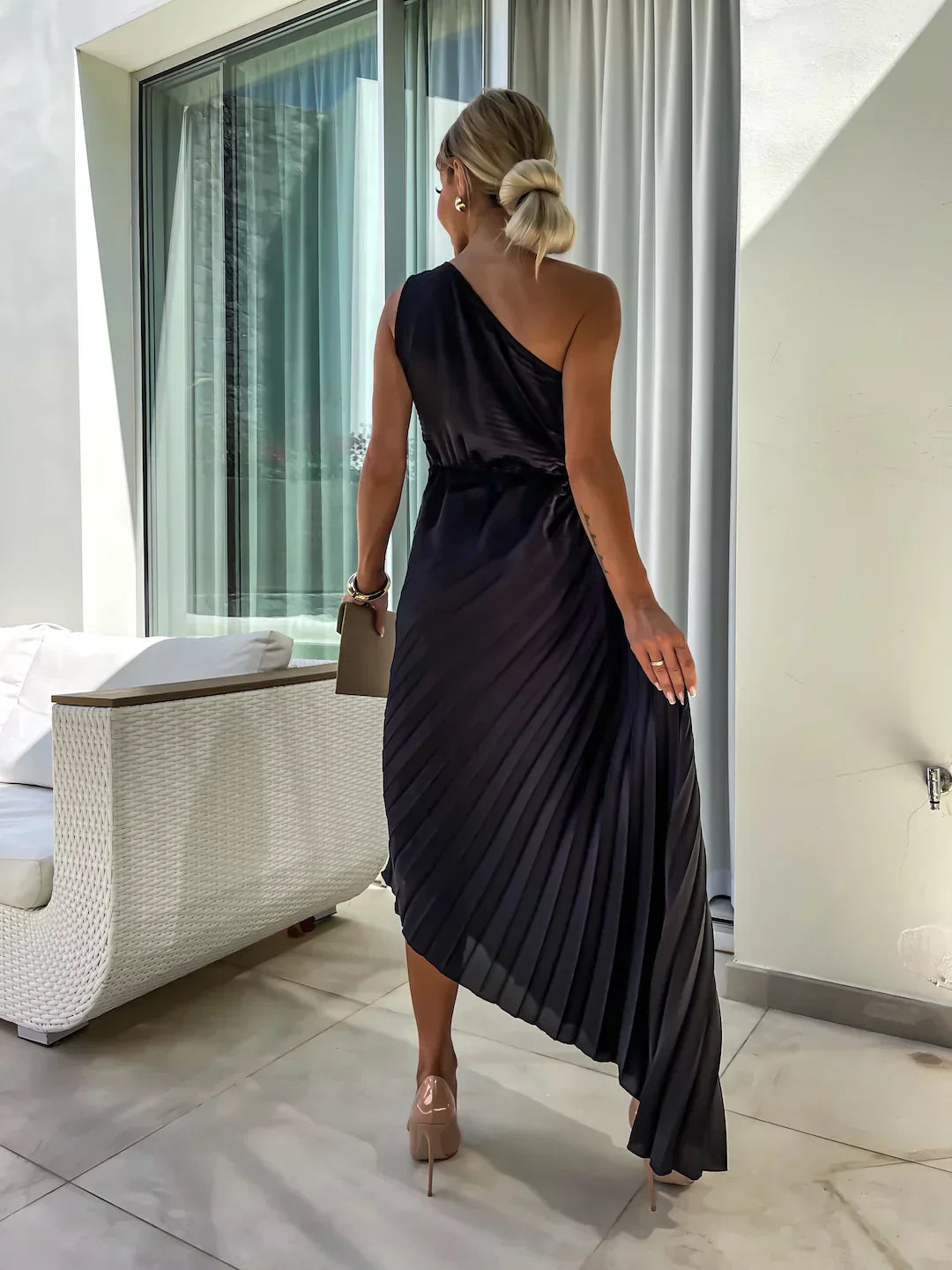 Isla | Stunning One-Shoulder Floral Dress