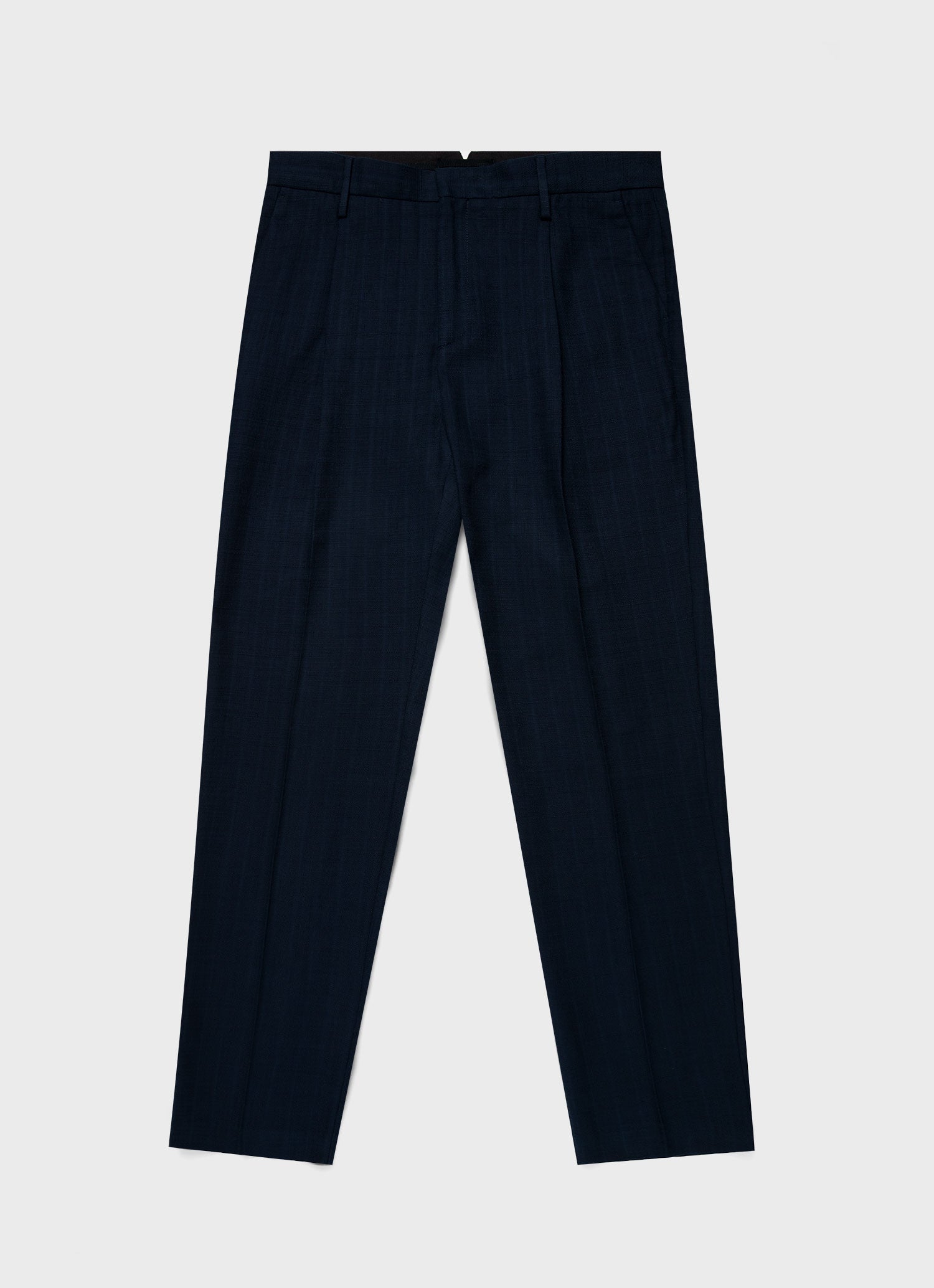 Charlie - Men's Cotton Raffia Pleat Trouser