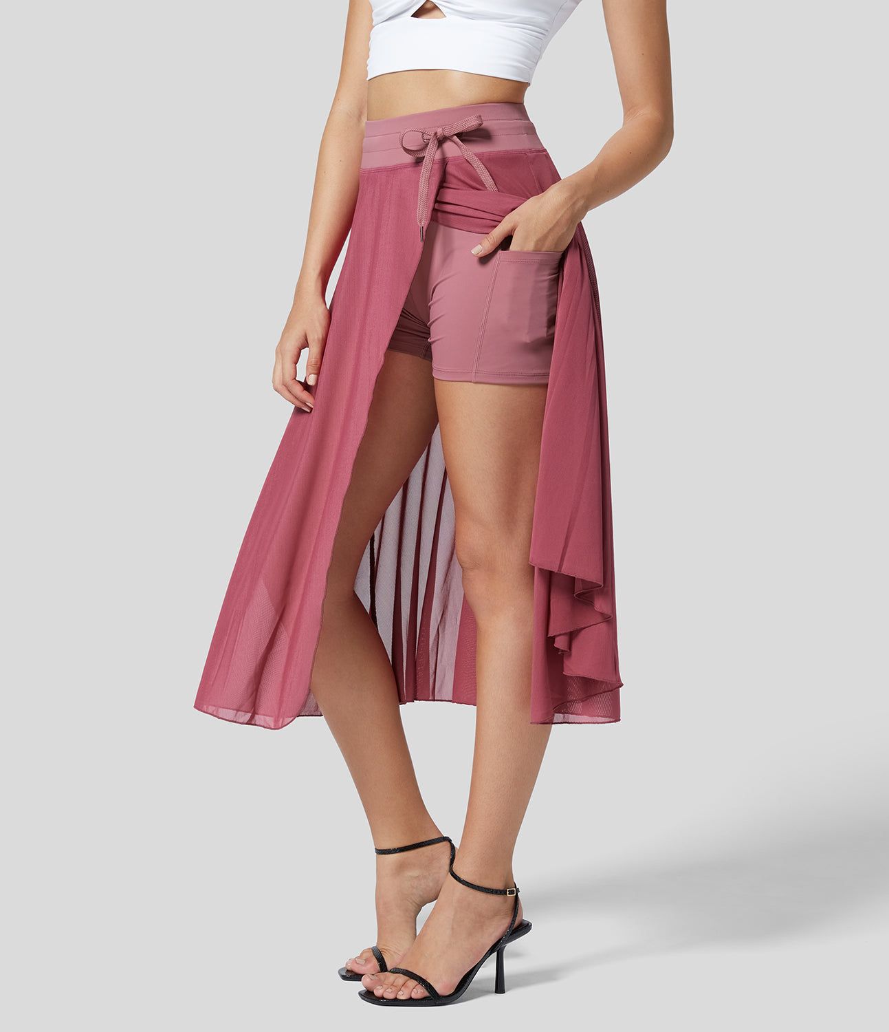 Ayla -  High-Waisted 2-in-1 Skirt