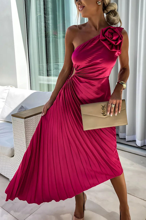 Isla | Stunning One-Shoulder Floral Dress