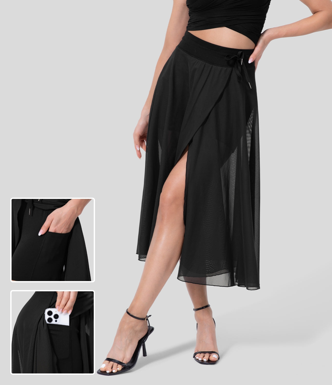 Ayla -  High-Waisted 2-in-1 Skirt