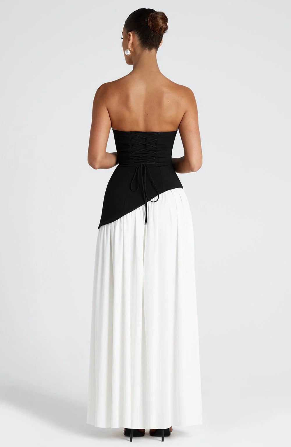 Raffaela – Asymmetric Drape Gown