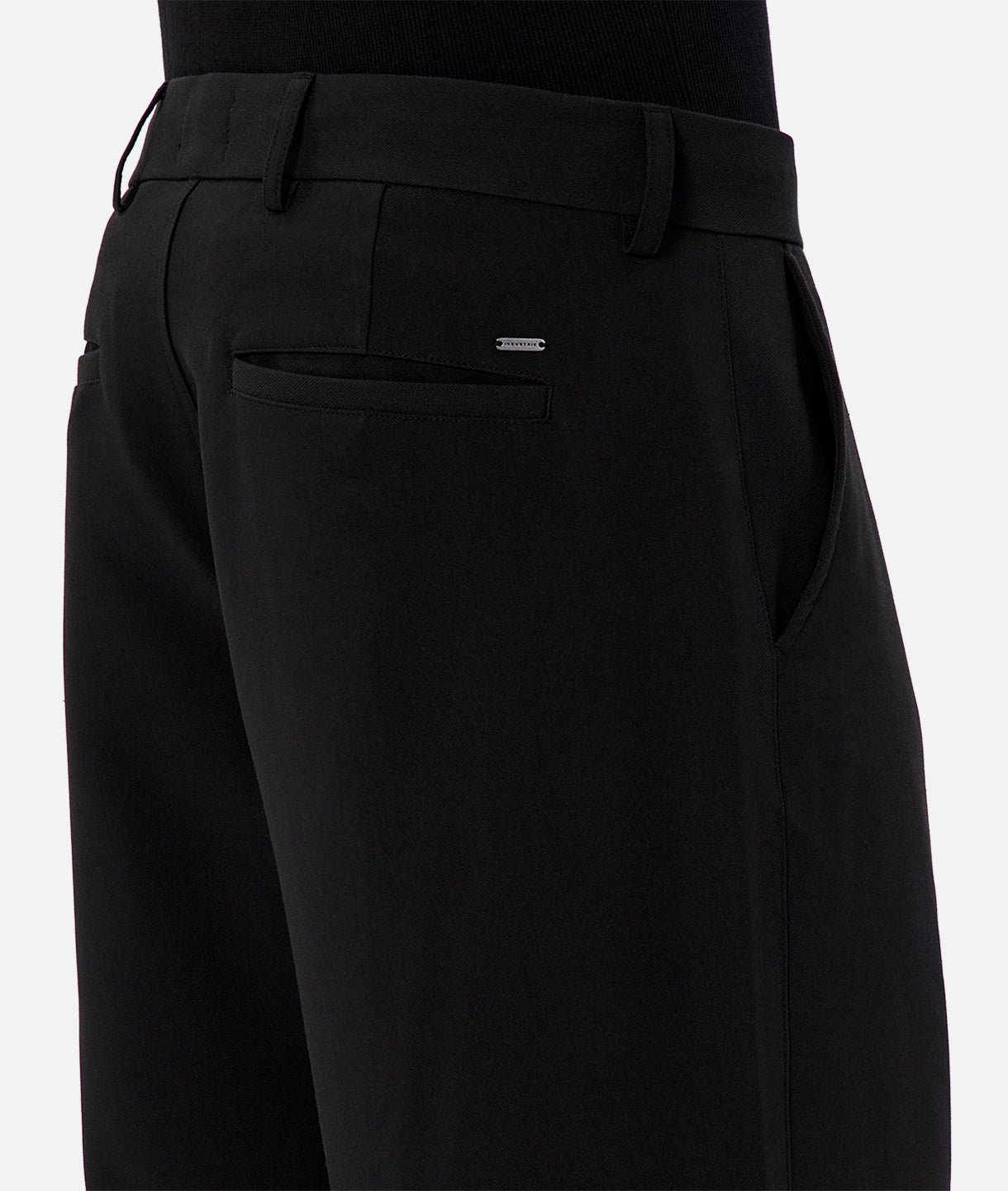 Arthur- Black Straight Leg Trousers