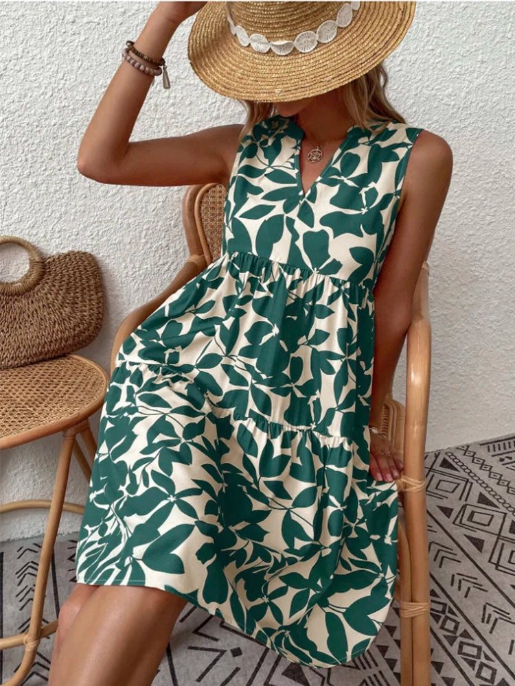 Avery™ - Chic Sleeveless Mini Dress