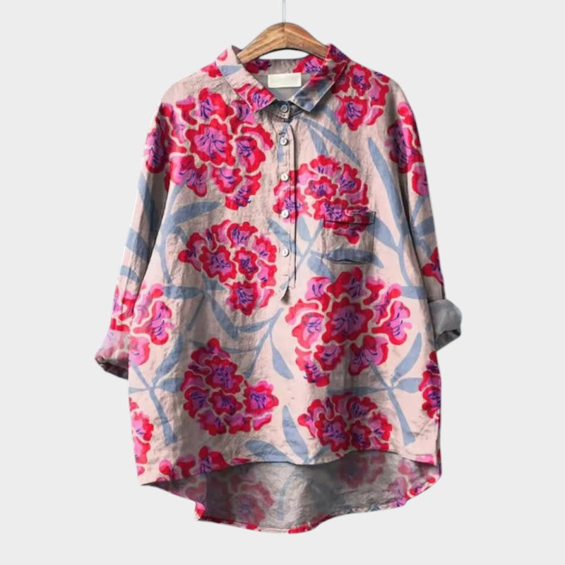 SOFIA | Oversize Floral Blouse with Daily Comfort and Radiant Style for Every Occasion
