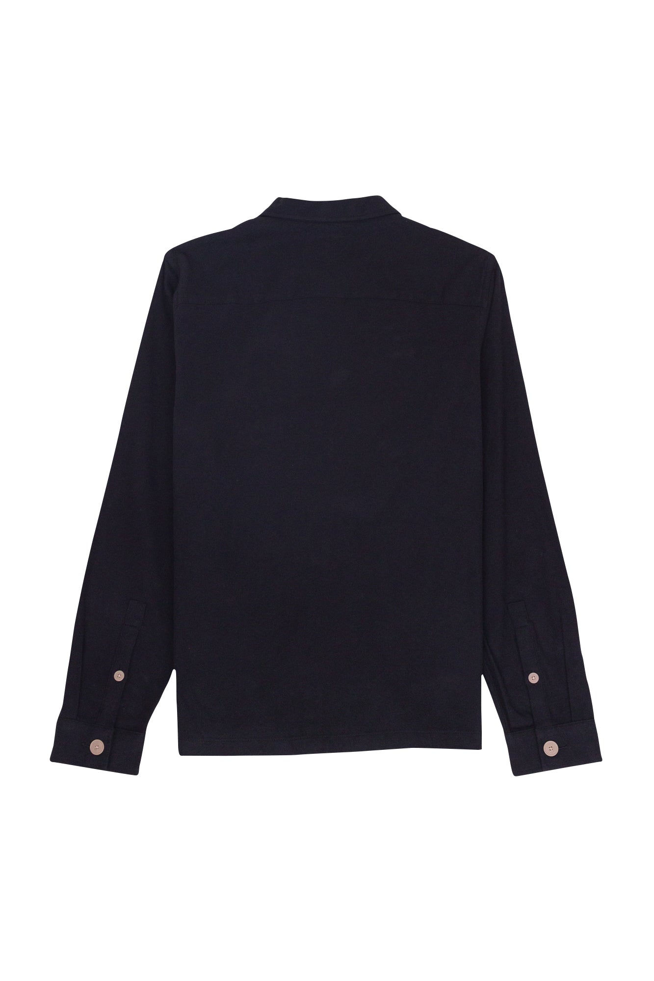 Jack -  Patch Shirt Black Flannel