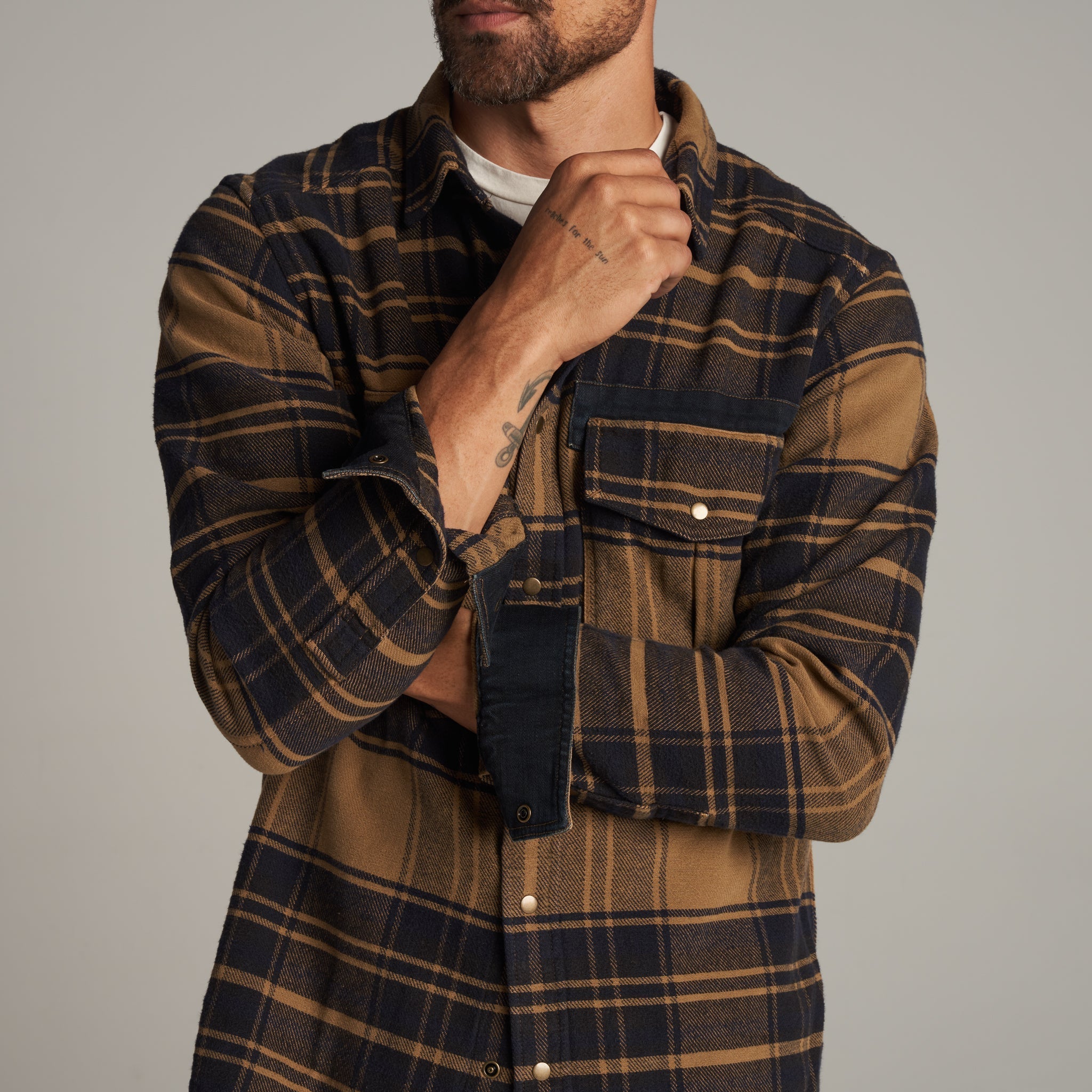 Callum – Heavyweight Flannel Work Shirt Jacket