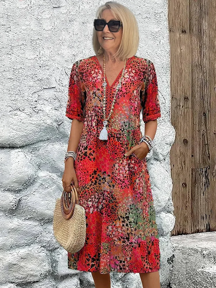 Dania™ – Vibrant Everyday Midi with Pockets
