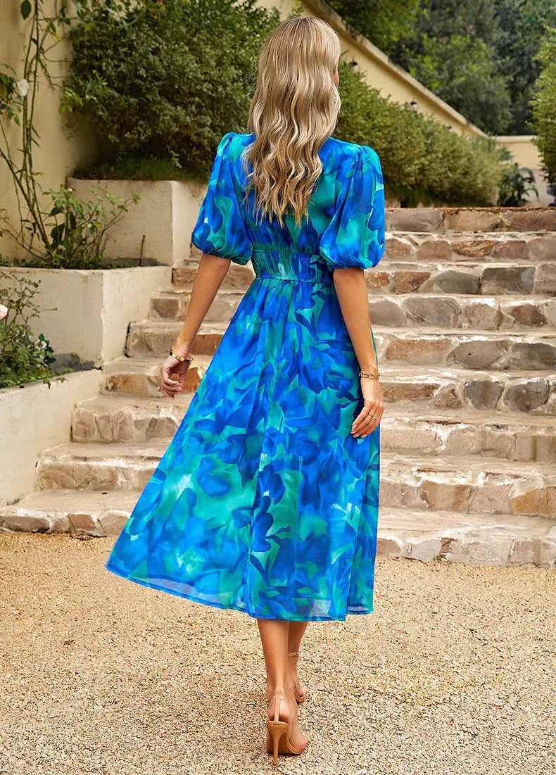 Sophia – Timeless V-Neck Elegant Dress