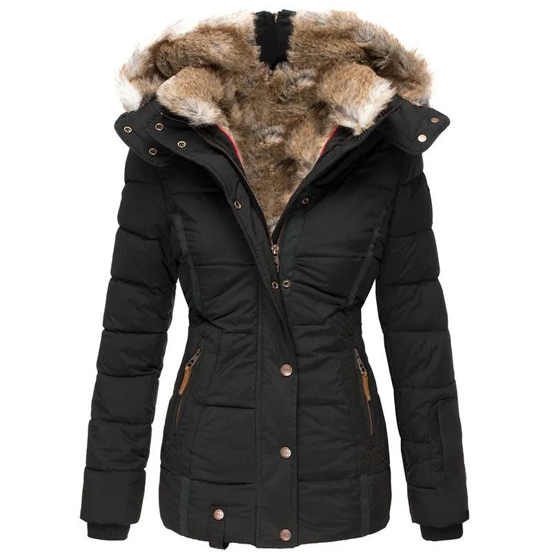 Winter coat with fur lining