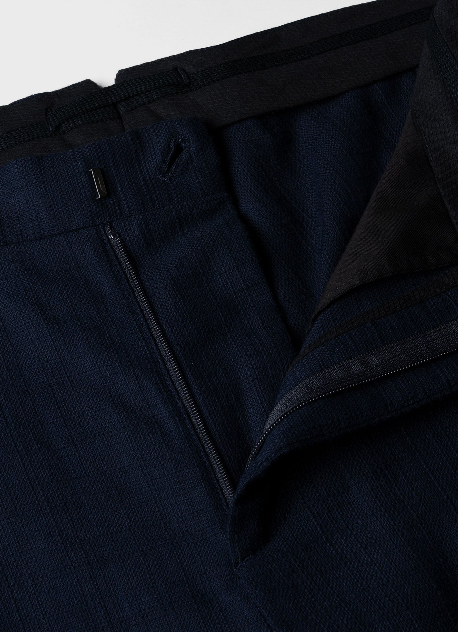 Charlie  - Men's Cotton Raffia Pleat Trouser