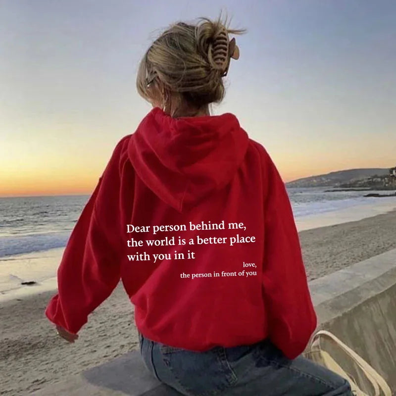 Amelia – Positive Energy Oversized Hoodie